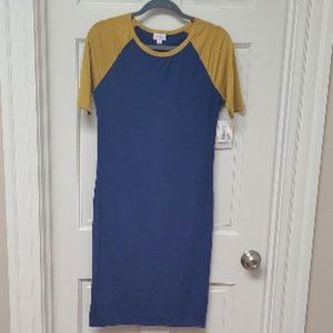 Brand NWT Julia LuLaRoe Dress with Short Sleeves Size Small